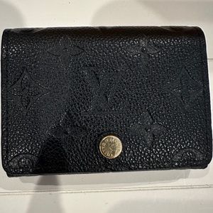 AUTHENTIC Louis Vuitton Empreinte Leather Cardholder